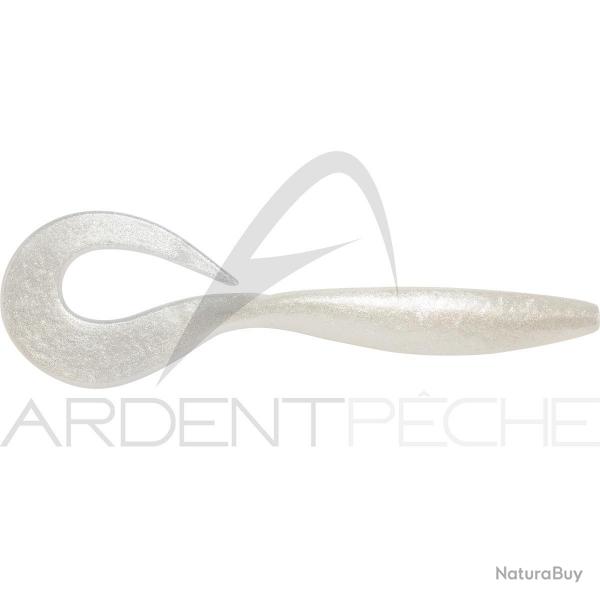 Leurre souple SAWAMURA One up curly 5 027 Silky white