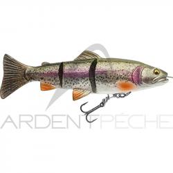Leurre souple SAVAGE GEAR 4D Line thru trout SS 15cm 01 Rainbow