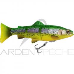 Leurre souple SAVAGE GEAR 4D Line thru trout MS 20cm Fire trout