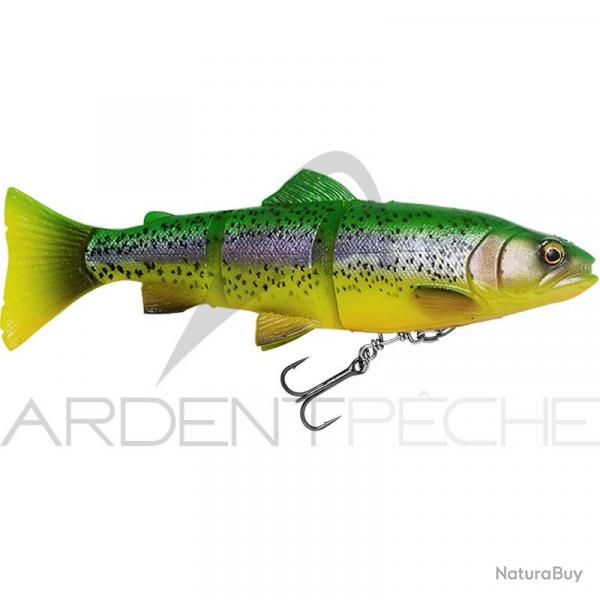 Leurre souple SAVAGE GEAR 4D Line thru trout MS 20cm Fire trout