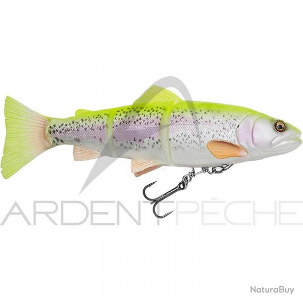 Leurre souple SAVAGE GEAR 4D Line thru trout MS 20cm Lemon trout