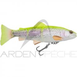 Leurre souple SAVAGE GEAR 4D Line thru trout SS 25cm Lemon trout