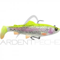 Leurre souple SAVAGE GEAR 4D Trout rattle shad 20.5cm Lemon trout