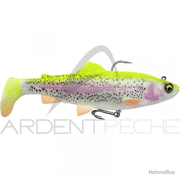 Leurre souple SAVAGE GEAR 4D Trout rattle shad 20.5cm Lemon trout