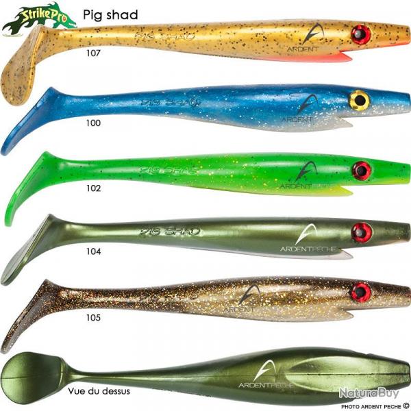 Leurre souple STRIKE PRO Pig shad giant 26cm 115