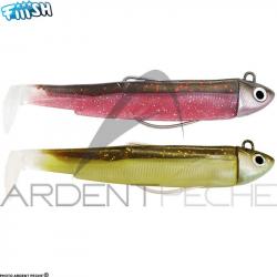 Leurre souple FIIISH Black minnow double combo 120 Search / 18g / Sparkling brown Pink - BM3020
