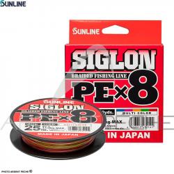 Tresse SUNLINE Siglon braid 8X multicolor 200m PE1.5 (0.209mm)