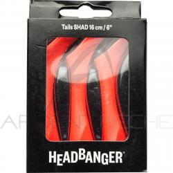 Poisson nageur HEADBANGER Queue de remplacement shad 16cm Fluo orange
