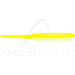 Leurre souple KEITECH Shad impact 2 S14 White chartreuse