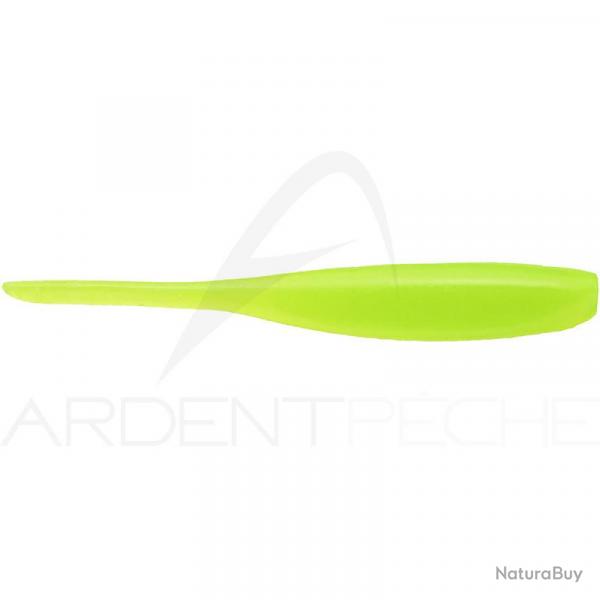 Leurre souple KEITECH Shad impact 2 026 Clear chartreuse glow