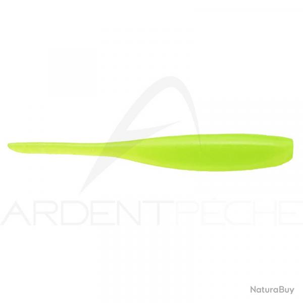 Leurre souple KEITECH Shad impact 5 026 Clear chartreuse glow