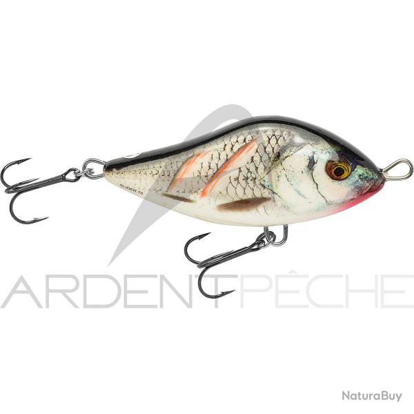 Poisson nageur SALMO Slider 12 S Wounded real grey shiner