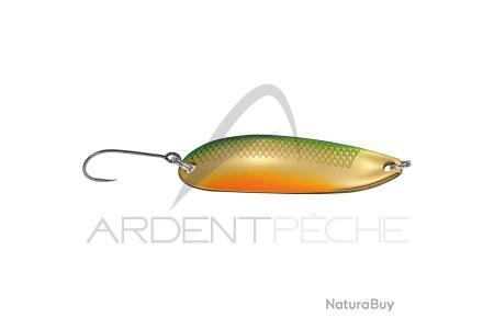 Cuiller De Pêche Aglia Truite - Lot De 12 - Couleur Or Point Rouge - Taille 1 - Pêche Au Lancer Pour Carnassiers