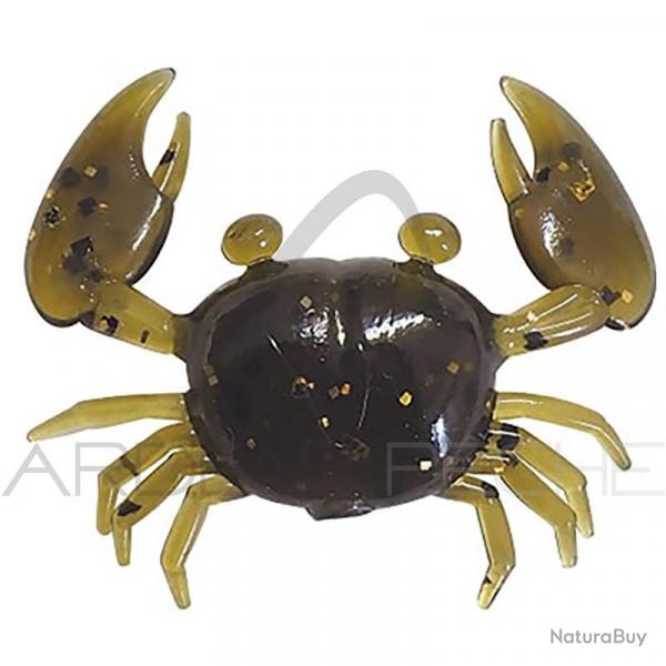 Leurre souple NIKKO Super little crab Green Glow flake 355