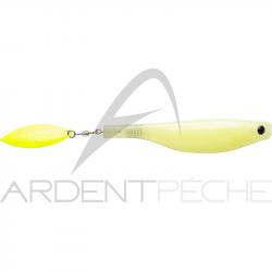 Leurre souple HYPERLASTICS Dartspin 5 1/2 Glow Chartreuse