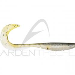 Leurre souple MEGABASS X Layer curly 3.5 Green Pumpkin shad