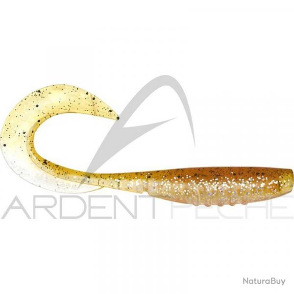 Leurre souple MEGABASS X Layer curly 3.5 Tinsel Brown