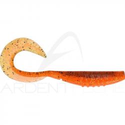 Leurre souple MEGABASS X Layer curly 3.5 Tinsel orange