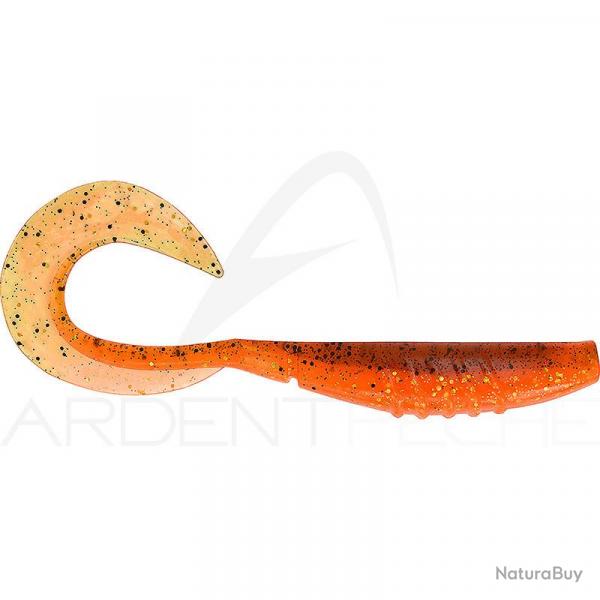 Leurre souple MEGABASS X Layer curly 3.5 Tinsel orange