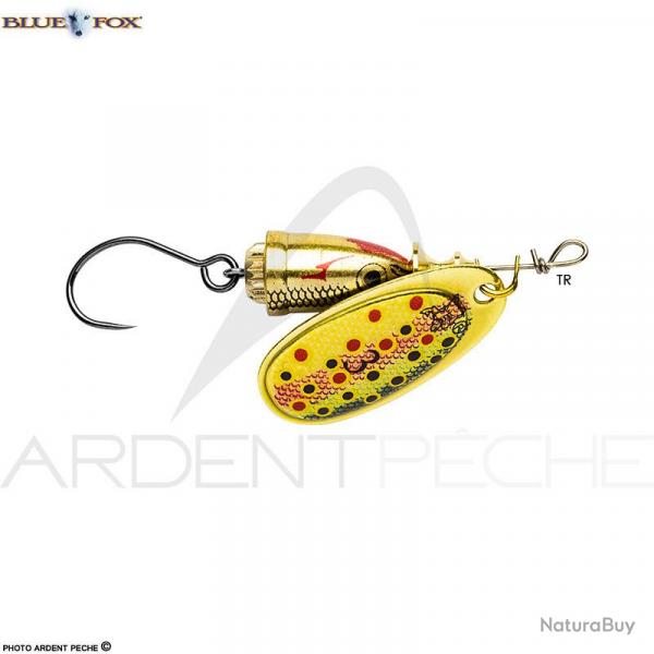 Cuiller BLUE FOX Vibrax shad hameon simple TR n3