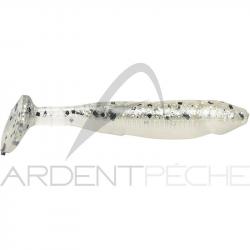 Leurre souple BASS ASSASSIN Crappie dapper 336 Salt pepper silver phantom