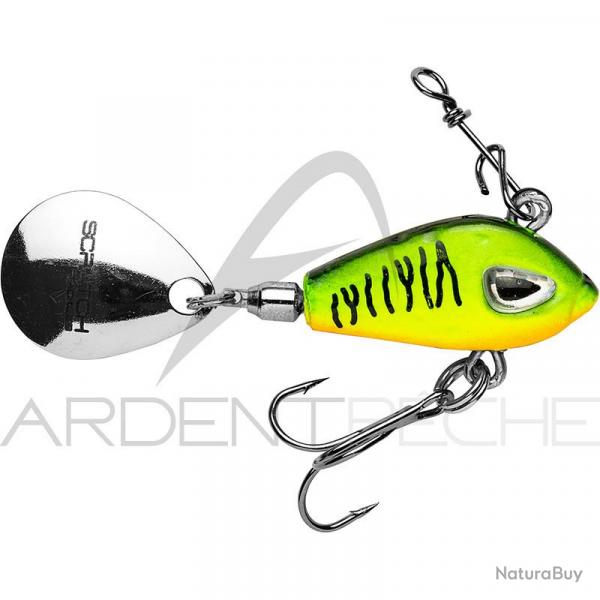 Poisson nageur SCRATCH TACKLE Jig vera spin 10g FTDG Fire tiger/Dos vert