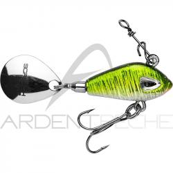 Poisson nageur SCRATCH TACKLE Jig vera spin 21g ADG Ablette dos vert