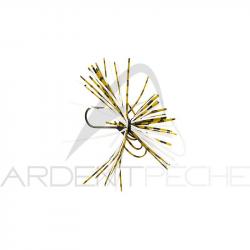 Rubber Jig SCRATCH TACKLE Micro jig 3.5g WMT Blanc marron tiger