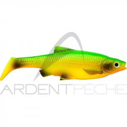 Leurre souple SAVAGE GEAR Roach paddle tail 100 Firetiger