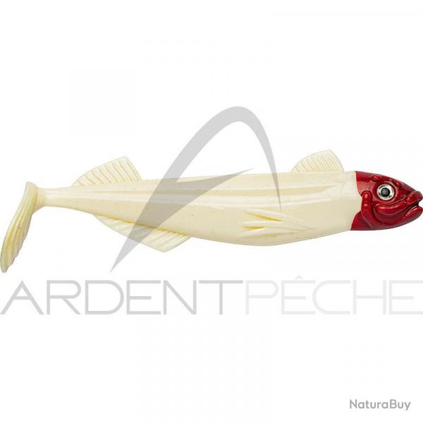 Leurre souple DELALANDE Speed factor non mont 10.5cm x1 61 Blanc tte rouge