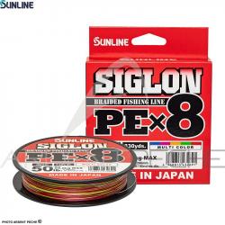 Tresse SUNLINE Siglon braid 8X multicolor 300m PE1.5 (0.209mm)