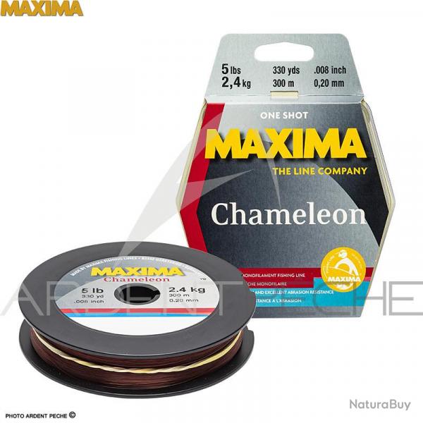 Fils nylon MAXIMA Chameleon one shot 300m  0.12mm
