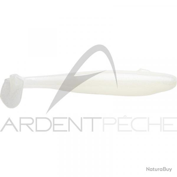 Leurre souple GAN CRAFT Bariki shad 6.8 05 Pearl white