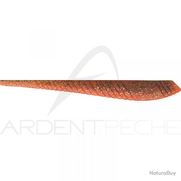 Leurre souple MADNESS Mother worm 6 Tinsel orange