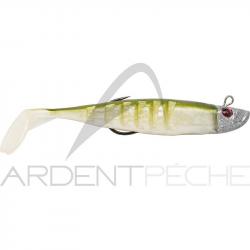 Leurre souple DELALANDE Neo shad texan 9cm 15g x1 88 Blanc nacré ayu foncé