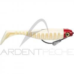 Leurre souple DELALANDE Neo shallow 13cm 5g x1 61 Blanc à tête rouge