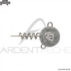 Tête plombée FOX RAGE Corkscrew round jig head pack 5g