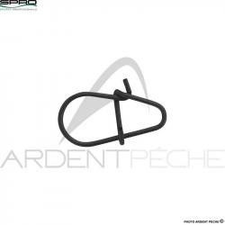 Agrafe SPRO Matte black HD snap 6 (12mm)