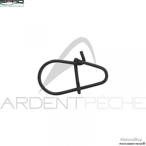 Agrafe SPRO Matte black HD snap 6 (12mm)