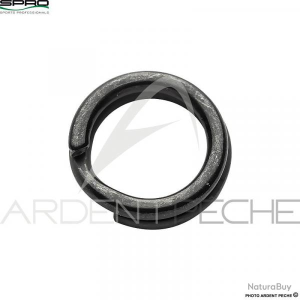 Anneaux briss SPRO Matte black splitring 7