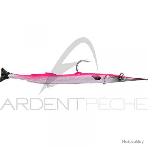 Leurre souple SAVAGE GEAR 3D Needlefish pulse tail 2+1 18cm Pink silver