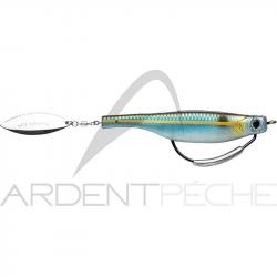 Leurre souple HYPERLASTICS Dartspin pro 180 Blue Back - silver