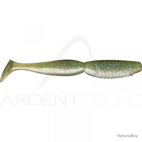 Leurre souple MEGABASS Super spindle worm 5 VM Light green pearl