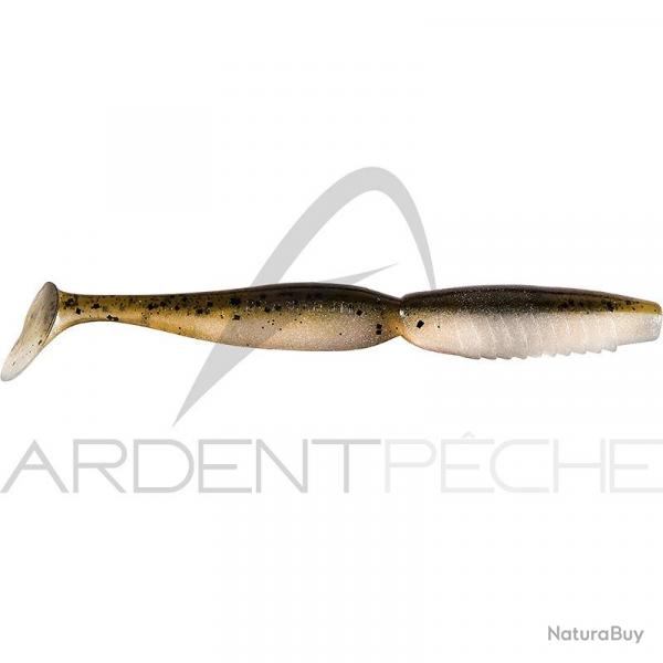 Leurre souple MEGABASS Super spindle worm 4 VM Green Pumpkin shad