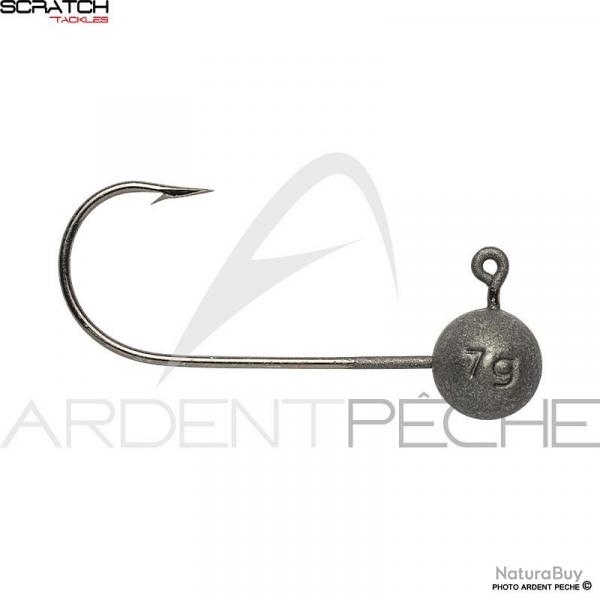 Tte plombe SCRATCH TACKLE Football classic jig head 10g H4/0