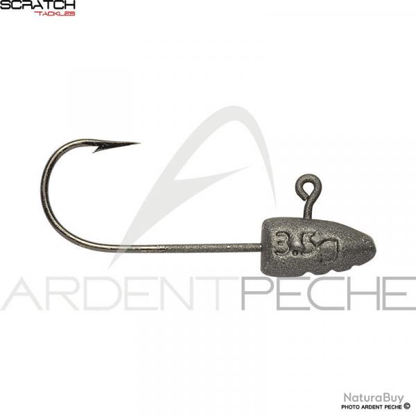 Tte plombe SCRATCH TACKLE Oval classic jig head 1.8g H4