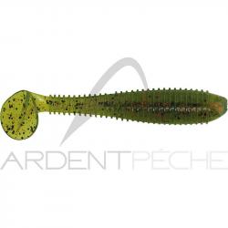 Leurre souple BASS ASSASSIN Litl´ boss 3.5 410 Watermelon/Red glitter