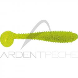 Leurre souple BASS ASSASSIN Litl´ boss 3.5 452 Chartreuse silver glitters