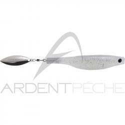 Leurre souple HYPERLASTICS Dartspin 4 1/2 Pearly Silver - silver