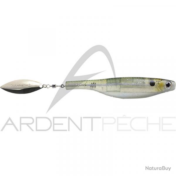 Leurre souple HYPERLASTICS Dartspin pro jig head 3 1/2 Glass Minnow - silver